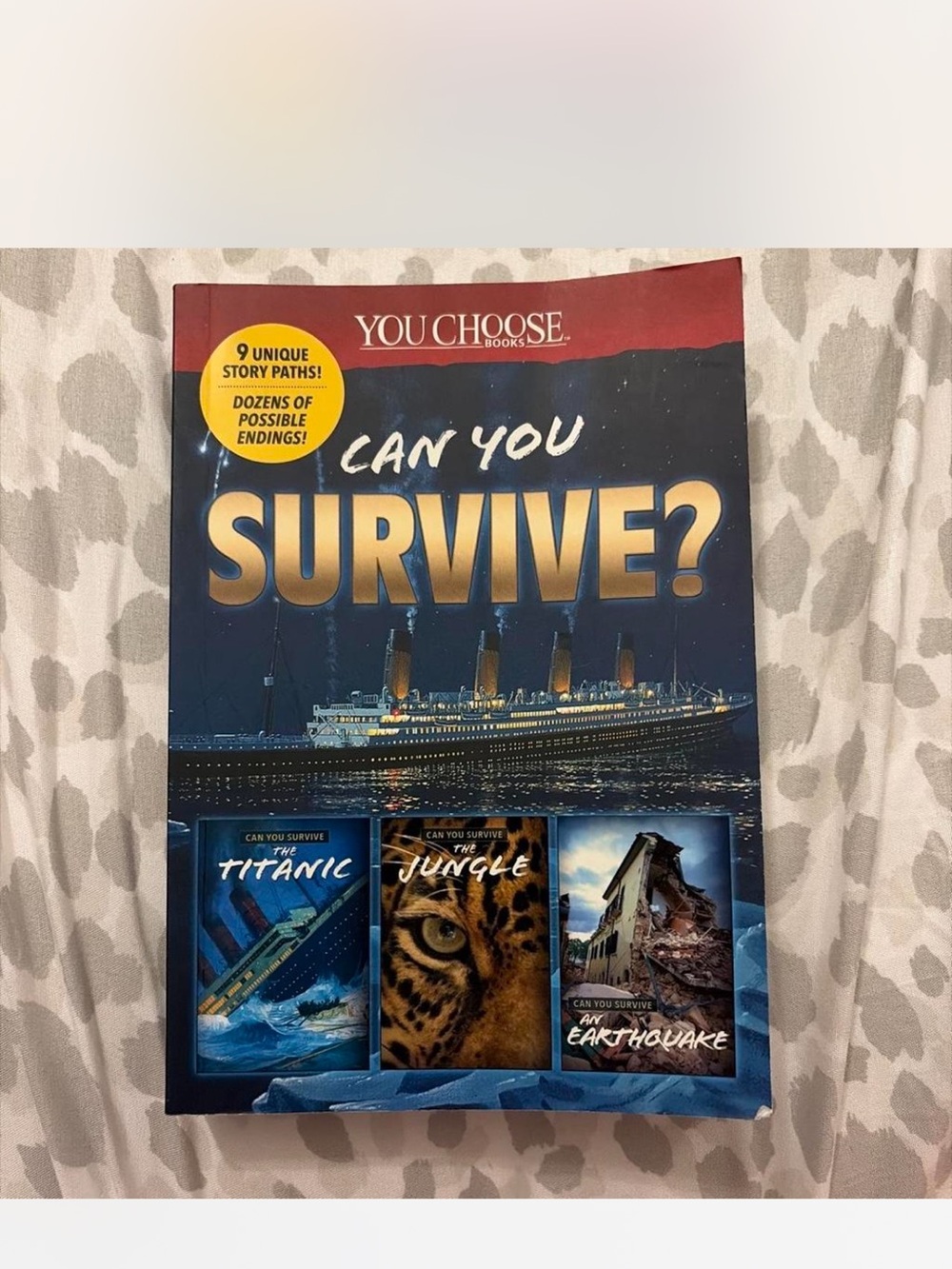 Can You Survive? Book - Navy Blue